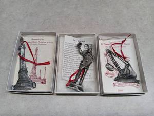 lot 118 image: Mt. PleasantMaury Phosphate Museum Ornaments Lot of 3