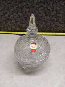 lot 131 image: Anna H�tte Bleikristall Lead Crystal Covered Dish