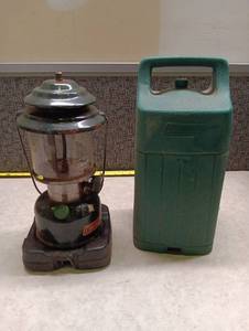 lot 132 image: Coleman Propane Lantern with Carrying Case