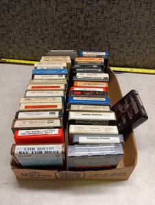 lot 141 image: Lot of 20 8-Track Cassettes Music Artists Mixed Titles