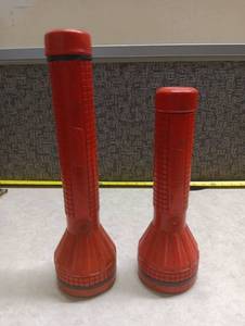 lot 148 image: Coleman Red Flashlight 2-Pack with Reflector Lens