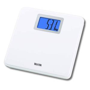 lot 1085 image: Tanita HD-662 Digital Weight Scale (White) - Japan Technology Bathroom Scale with 330 lb Weight Capacity - 2 Blue Backlit Large LCD Display - Accurate, Durable, Step-On Operation - Retail $50