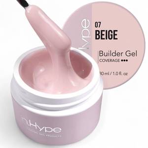lot 1097 image: IN.HYPE UVLED Hard Builder Gel for Nail ExtensionStrengthening Beige #7. Sculpting color uv gel. - Retail $22