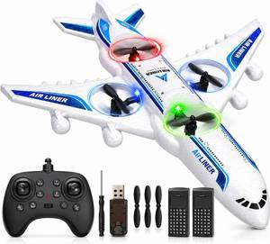 lot 1117 image: LEFEI Rc Drone Remote Control Airplane RC Planes - Retail $36