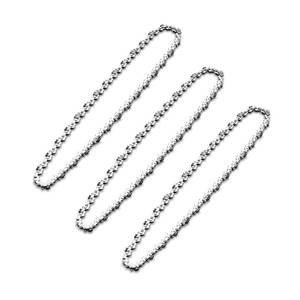 lot 1128 image: ONLY 2Pcs 4 Inch Mini Chainsaw Chain, 14 LP Pitch .043 Gauge 28 Drive Links, Replacement Chains for Portable Mini Chainsaw, Guide Saw Chain for Chainsaws (4-28DL-14LP .043-2pcs) - Retail $10