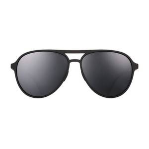 lot 1159 image: goodr Operation Blackout Mach G Aviator Sunglasses - Black - Retail $40