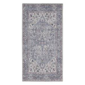 lot 1168 image: Nourison Home Machine Washable Vintage Boho Grey 2  x 3 9  Area Rug  (2  x 4 ) - Retail $100