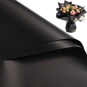 lot 1175 image: RUSPEPA 20 Sheets Flower Wrapping Paper, Waterproof Floral Bouquet Wrapping Paper, Florist Supplies Packaging for Birthday, Party, Wedding and DIY Crafts - Black - Retail $6
