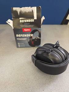 lot 1182 image: Alpine Defender Earmuff Hearing Protection - Retail $0