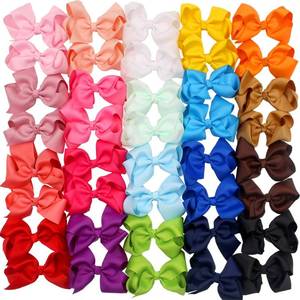 lot 1217 image: C�LLOT 40PCS 4.5 Inch Hair Bows for Girls Toddler Hair Accessories in Pairs - Retail $10
