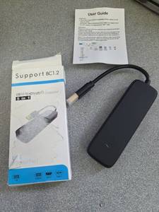 lot 1228 image: USB 3.0 to HDMI USB Type-C Adapter 5 in 1 Support BC1.2 - Retail $0