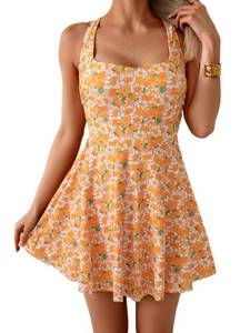 lot 1237 image: B2prity Womens Swim Dress Tummy Control Modest Full Coverage Bathing Suit L - Retail $39
