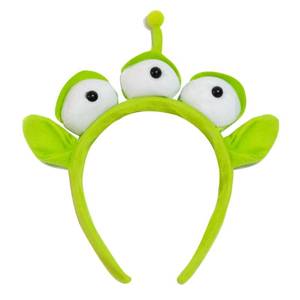 lot 1239 image: Yomglyxn Alien Headband for Adult, Alien Monster Plushy Hair Accessories, Green Alien Headband Costume for Women Party Cosplay Halloween, Birthday, Christmas - Retail $7