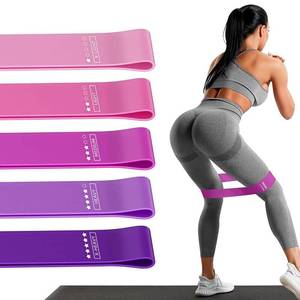 lot 1248 image: Resistance Loop Exercise Bands, Resistance Bands Exercise Bands for Home Fitness, Stretching, Strength Training, Physical Therapy,Elastic Workout Bands for Women Men Kids, Set of 5 (Assorted) - Retail $7