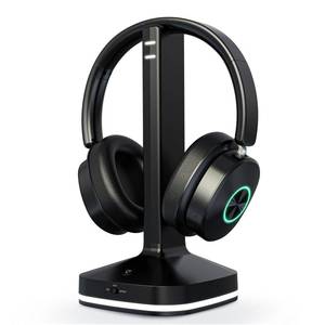 lot 1284 image: Wireless Headphones for TV Watching, TV Headphones Wireless for Seniors with Transmitter Charging Base, Over Ear Headset with 3 Audio Modes, No Audio Delay Blutooth 5.4, Gifts for ParentsElderly - Retail $55