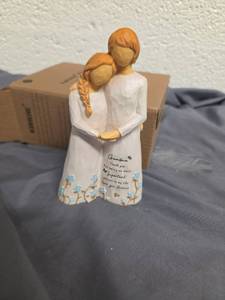 lot 1320 image: Grandma Gift, Grandma Thank you For Being Such an Important Person in My Life Love You Forever Small Statue Gift - Retail $0