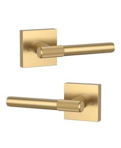 lot 1321 image: Asidrama 2 Pack Champagne Bronze Dummy Interior Door Handles - Retail $53