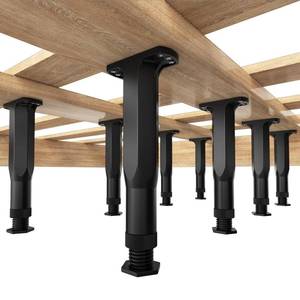 lot 1329 image: 8 PCS Adjustable Bed Frame Support Legs(8.3-14.5),for FrameSofaDresser - Retail $29