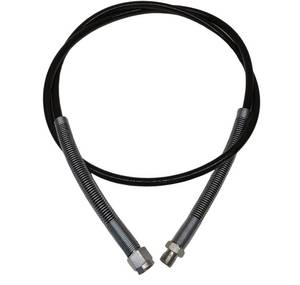lot 1332 image: Upgraded Whip Hose for Airless SprayersSpraying Gun, Lightweight Flexible Extended Hose, 5 ft, 14 male to 14 female, ID 532 (4mm) OD 1132 (9mm), 3000 PSI, - Retail $18