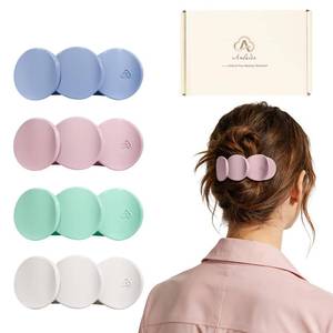 lot 1334 image: Amlaidu Medium Flat Hair Clips for Women, Claw Clips for Thick Thin Hair - Retail $10
