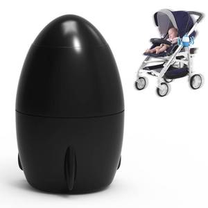 lot 1339 image: PRE OWNED  Rechargeable Stroller Rocker, 5 Speeds, 40-Min Timer, Black - Retail $32