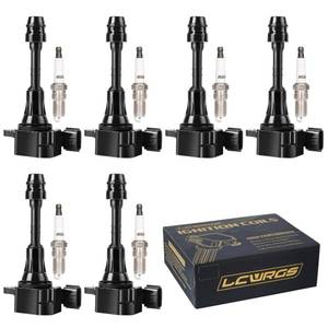 lot 1356 image: Set of 6 Ignition Coil Pack & Spark Plugs for Infiniti G35 FX35 3.5L V6 - Retail $78