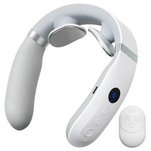lot 1364 image: AiRunTech Neck Massager, Portable Electric Neck Massager with Heat, Soothing Massage for Shoulders, Relaxing Gifts for Men Women - Retail $27
