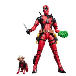 lot 1378 image: Marvel Legends Series Dogpool and Deadpool, Marvel Studios Deadpool & Wolverine Movie Collectible 6-Inch Action Figure Gift - Retail $44