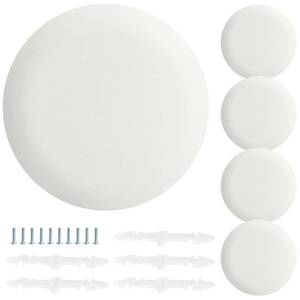 lot 1393 image: CP3540 Ceiling Cover Plate - Round Electrical Box Cover - 5 Pcs (White) - Retail $13
