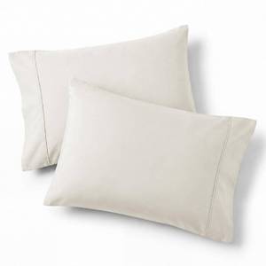 lot 1397 image: Bedsure Pillow Cases Standard Size Set of 2 - Brushed Microfiber Pillowcases, Super Soft Pillowcase, Pillow Case Covers with Envelope Closure for Kids, Wrinkle, Fade Resistant, Linen, 20x26 Inches - Retail $12