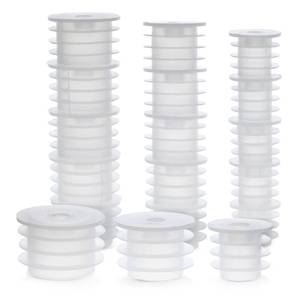 lot 1442 image: Juvale Medicine Bottle Adapter for Syringe - 45 Pack, 172124 mm, Clear Polypropylene - Press-In Bottle Adapter for Oral Syringes - For Pediatric & Veterinary Dosing - Retail $12