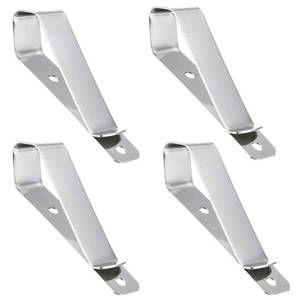 lot 1448 image: THREE PCS Garage Door Remote Visor Clip, Pack of 3 Remote Visor Clips Replacement for Garage Door Remote Openers(Silver) - Retail $5
