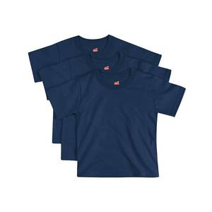 lot 1452 image: Hanes Toddler Boys Essentials Short Sleeve T-shirt Value Pack (3-pack), Navy, 3T - Retail $10