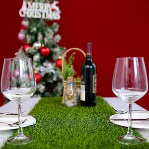 lot 1467 image: Artificial Grass 14 x 144 inch Table Runner, Perfect for Spring, Fall Holidays, Parties, Catered Presentations, Baby Showers, Birthdays, Candy Buffets, Restaurant Decoration, Dessert Tables, Wedding - Retail $25
