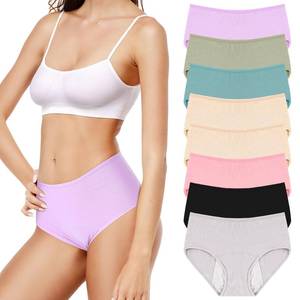 lot 1476 image: Bunnycool 8 Pcs Leakproof Underwear for Women over 60,Classic,XL - Retail $24