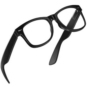 lot 1502 image: grinderPUNCH Blue Light Reading Glasses High Magnification Strong Reading Power Readers For Men Woman (Black 5.00) - Retail $17