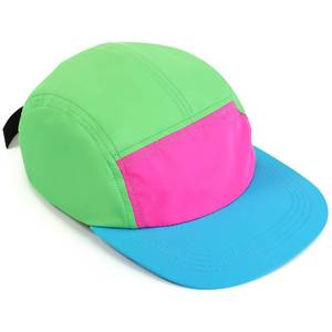 lot 1524 image: Cindeer 80s 90s Neon Hat Nylon Cap Retro Adjustable Cap for Women Men 80s Costumes Accessories 90s Theme Party(L,Neon Blue Brim) - Retail $13