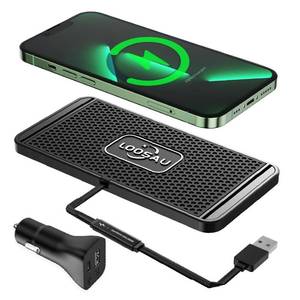lot 1526 image: LOOSAU Wireless car Charger Charging pad 15w Non Slip FastCharger - Retail $20