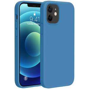 lot 1532 image: Miracase Compatible with iPhone 12 Case and iPhone 12 Pro Case, Liquid Silicone Gel Rubber Full Body Protection Shockproof Drop Protection Phone Case for iPhone 1212 Pro 6.1 inch, Capri Blue - Retail $17