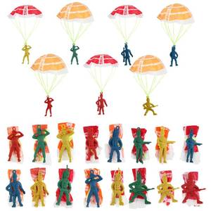 lot 1542 image: Manmel 40PCS Parachute Toy, Outdoor Flying Toy for Kids 3 4 5 6 7 8 9, Mini Paratroopers Army Parachute Flying Throwing Outside Toys for Toddlers, Boys, Girls, Party Favors, Goodie Bag Stuffers - Retail $9