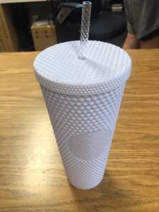 lot 15 image: $60 Starbucks White Bling Cold Cup 24 oz Studded Siren Core FW24