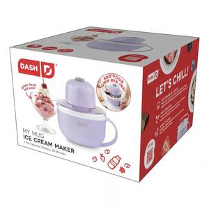 lot 39 image: Dash Lilac 0.5 qt Ice Cream Maker 7 in. H X 6 in. W X 7 in. L