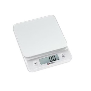 lot 47 image: Taylor Digital 11lb Glass Top Food Scale - Silver