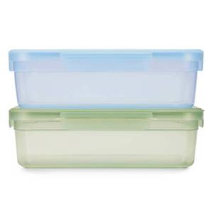 lot 48 image: Ello Snap & Nest 2pk Gallon Food Storage Containers