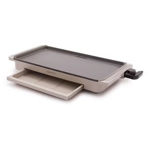 lot 63 image: $60 GreenPan Advanced Griddle with Warming Drawer
