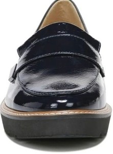 lot 64 image: Naturalizer Adaline Slip-On Loafers NavyBlack Leather 7.5