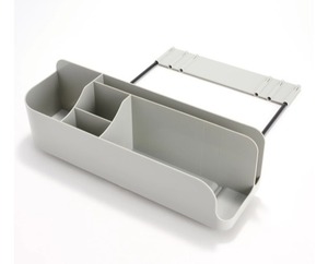lot 91 image: Squirrel Bedside Perch USB Charging Tray Organizer, Black