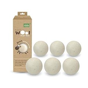 lot 104 image: Grand Fusion XL Wool Dryer Ball, Softens Clothes, 3-Pack