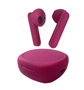 lot 124 image: Xtreme Time Wireless Rubberized Earbuds, Light Pink