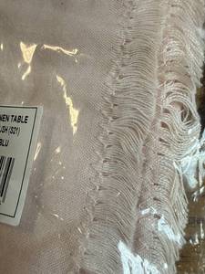 lot 132 image: Karma Blush Cotton Tablecloth 90 in. L X 14 in. W